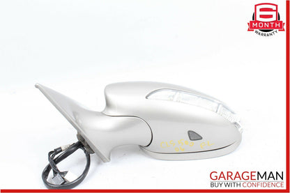 06-08 Mercedes W219 CLS500 Front Left Side Mirror Door Rear View Silver OEM