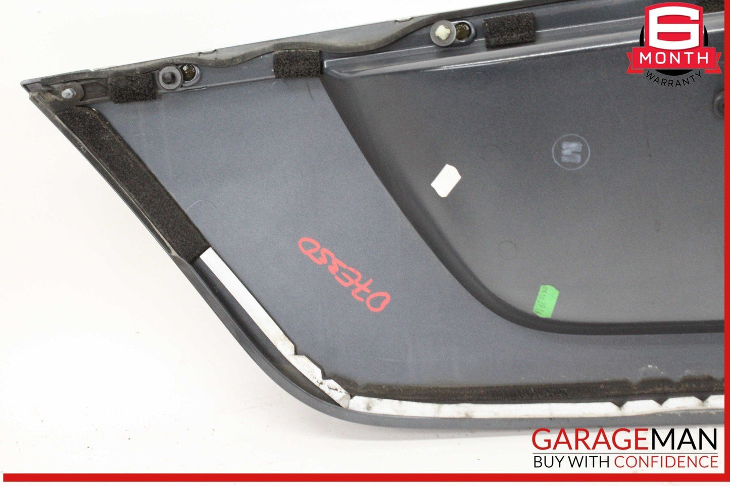 07-09 Mercedes W211 E350 Rear Trunk Lid Tailgate License Plate Panel Gray OEM