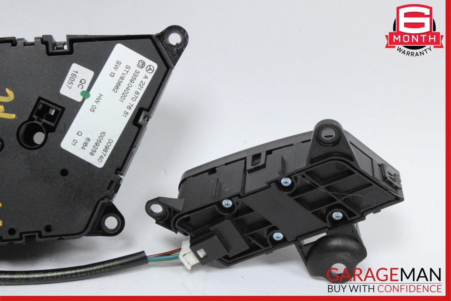 07-13 Mercedes W221 S550 CL65 AMG Front Left Seat Adjust Controller Switch Set
