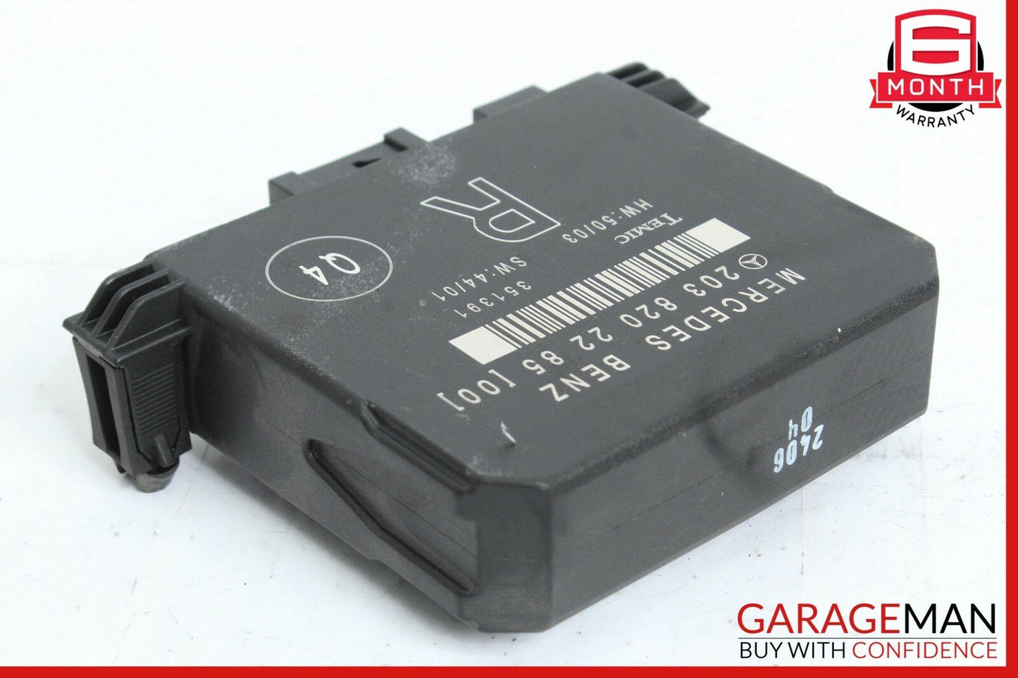 01-07 Mercedes W203 C55 AMG C230 Rear Right Side Door Control Module Unit OEM