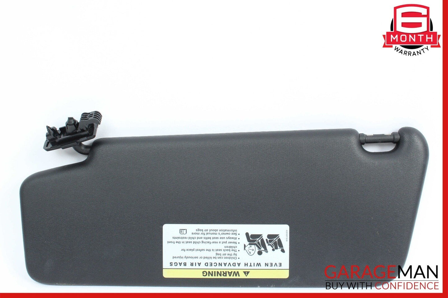 08-14 Mercedes W204 C300 Front Right Side Sun Visor Sunvisor Shade Cover OEM