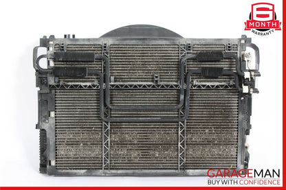 07-09 Mercedes S550 CL550 Engine Cooling Radiator AC A/C Condenser Assembly OEM