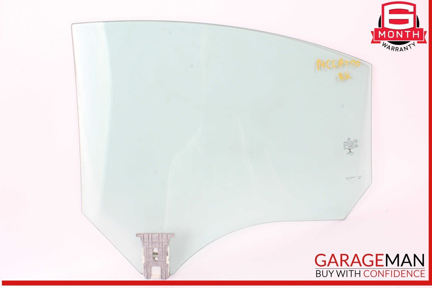 14-18 Mercedes W117 CLA250 Rear Right Passenger Side Door Window Glass OEM