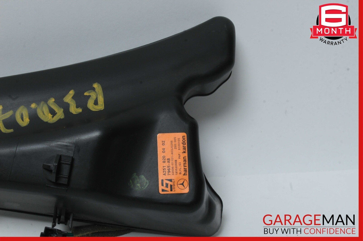 06-12 Mercedes W251 R350 R500 Rear Right Side Harman Kardon Pillar Speaker OEM