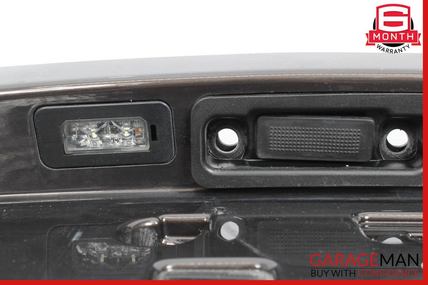 17-22 Alfa Romeo Giulia Rear Tailgate License Plate Molding Trim Cover OEM
