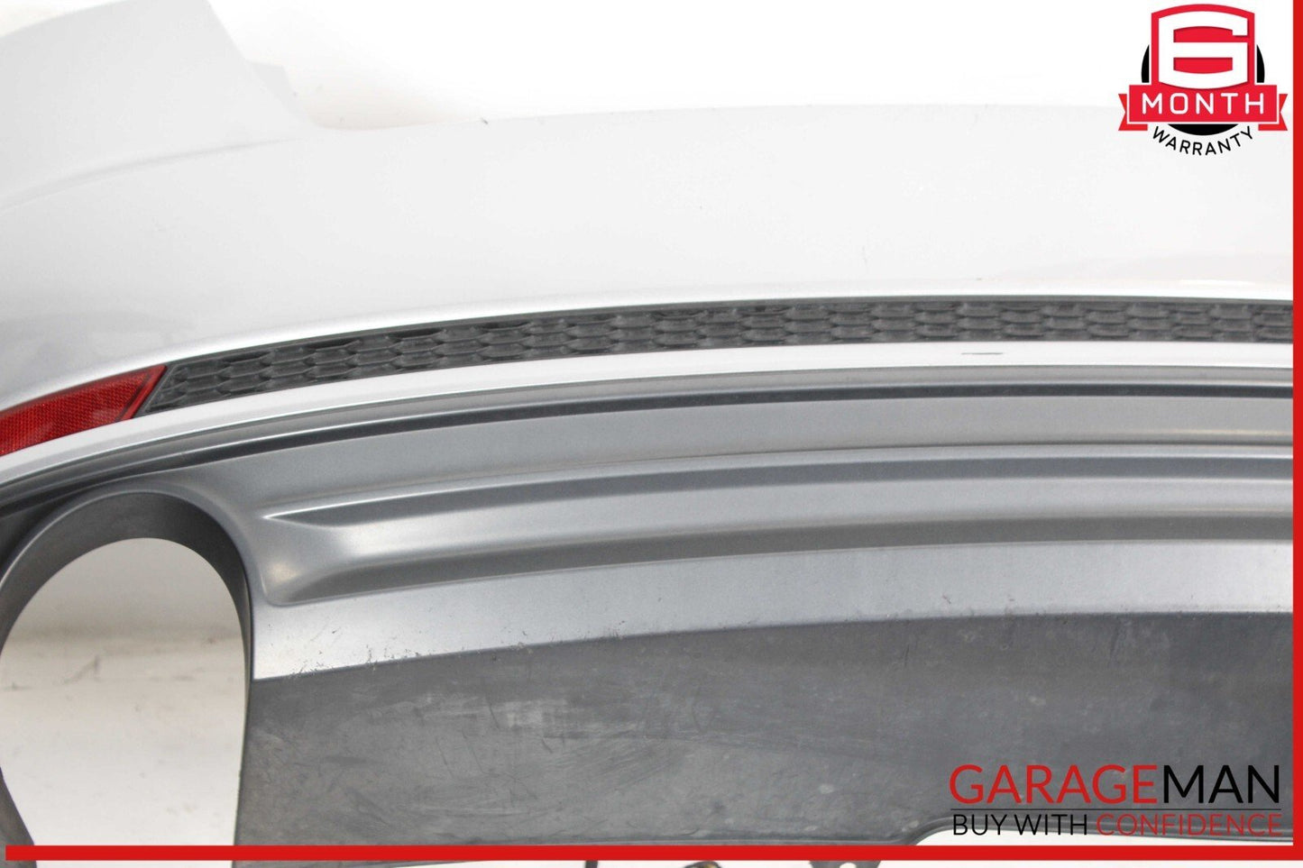 17-19 Audi A4 Rear Bumper Cover Assembly Gray OEM