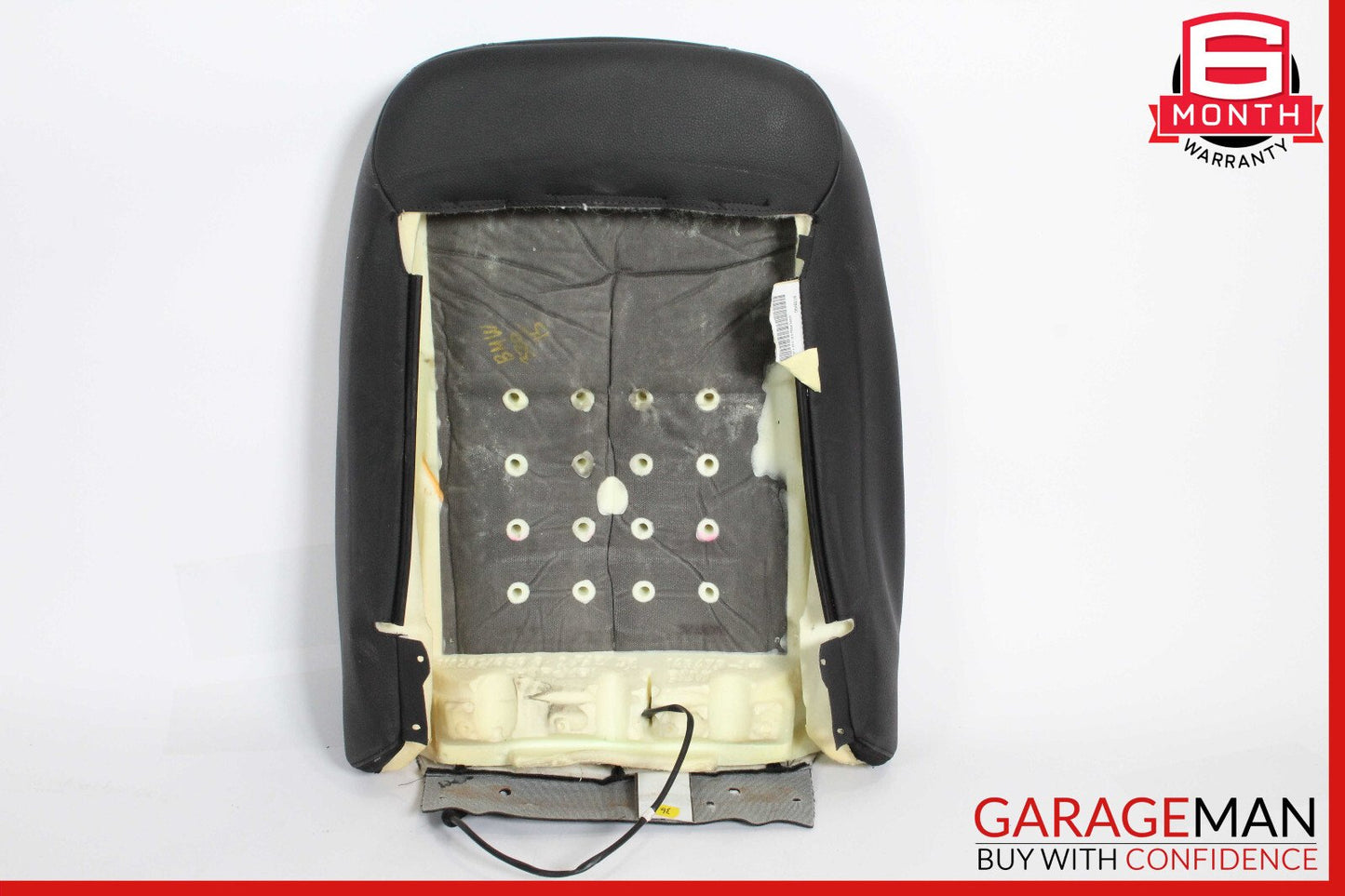 12-18 BMW F30 320i Front Right Top Upper Seat Cushion Black OEM