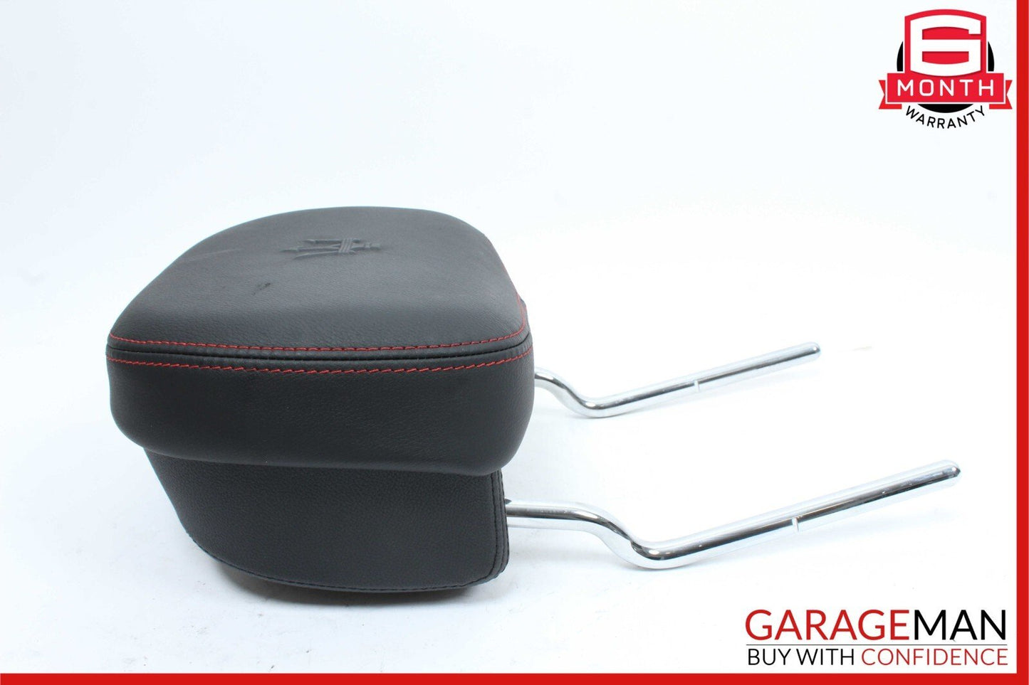14-17 Maserati Ghibli Front Left / Right Side Seat Headrest Head Rest Black