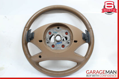 10-13 Mercedes W221 S400 HYBRID 4 Spoke Steering Wheel w/ Paddle Shifters Beige