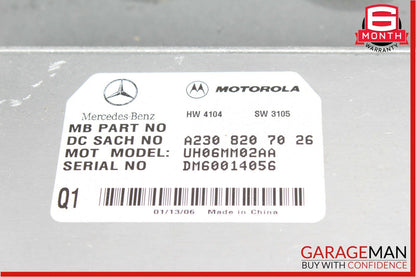 07-09 Mercedes R230 SL550 CLS500 Voice Phone Telephone Communication Module OEM