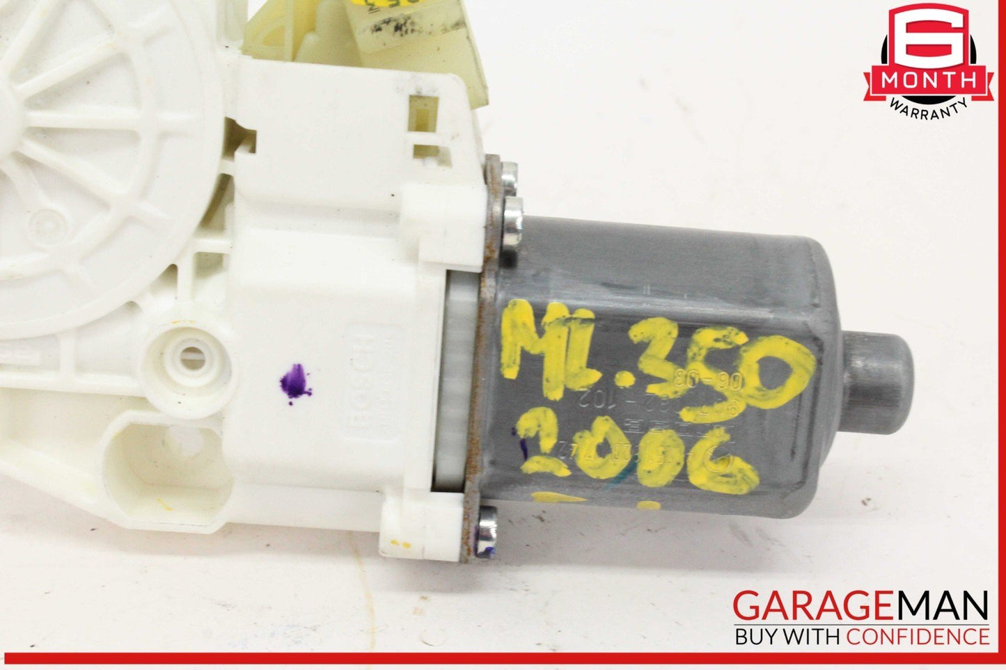 06-13 Mercedes W164 ML350 Front Left Driver Side Window Regulator Motor OEM