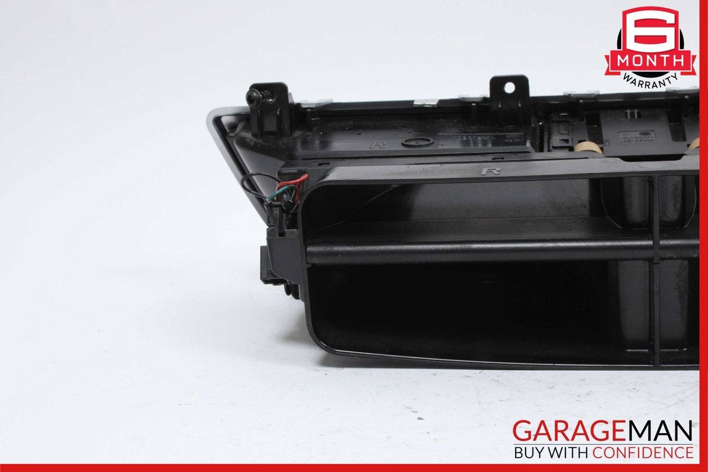 07-13 Mercedes W221 S550 Center Dash Air Vent AC A/C Clock Trim Cover Assembly