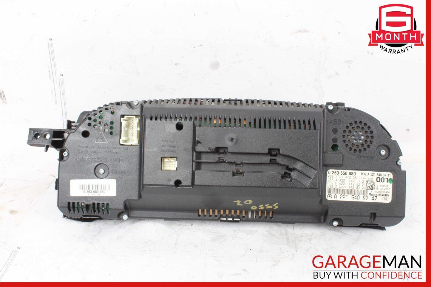 07-10 Mercedes W221 S550 CL550 CL600 Instrument Cluster Speedometer OEM