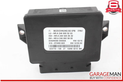 14-18 Mercedes W117 CLA250 Parking Brake Electronic Computer Control Module Unit
