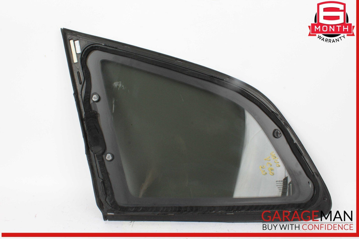18-25 Volvo XC60 Rear Right Passenger Side Quarter Window Glass OEM
