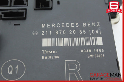 03-09 Mercedes W211 E350 E550 E320 Front Right Side Door Control Module