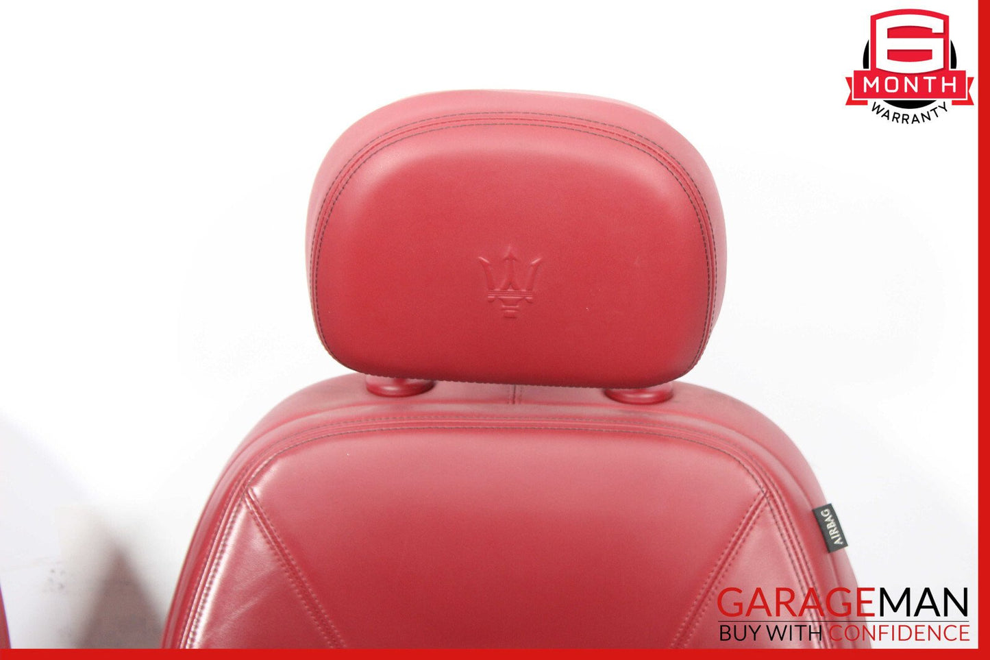 14-17 Maserati Ghibli M157 Front Complete Seat Cushion Cover Assy Set OEM