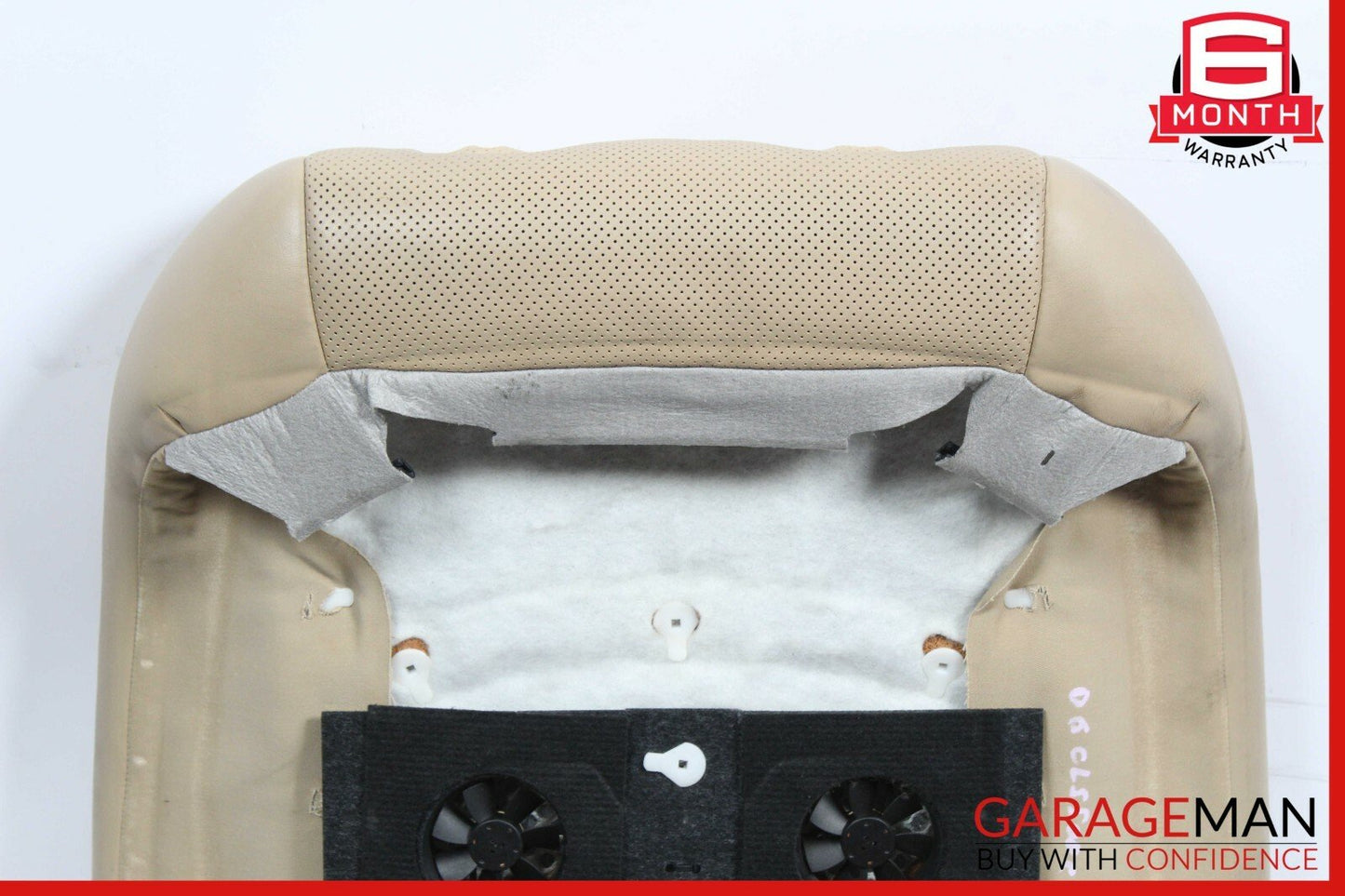 06-11 Mercedes W219 CLS500 Front Right or Left Top Upper Seat Cushion Brown OEM
