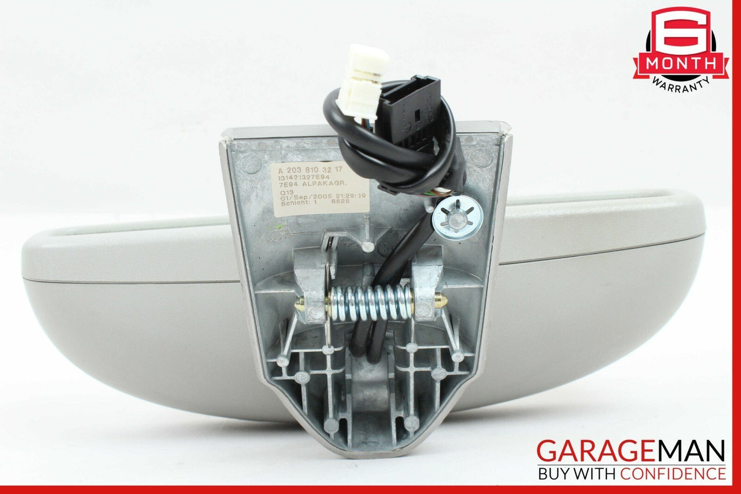 01-09 Mercedes C230 C320 C350 CLK350 CLK63 AMG Interior Rear View Mirror Grey