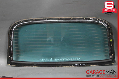 03-09 Mercedes W209 CLK500 Soft Top Convertible Rear Windshield Window Glass