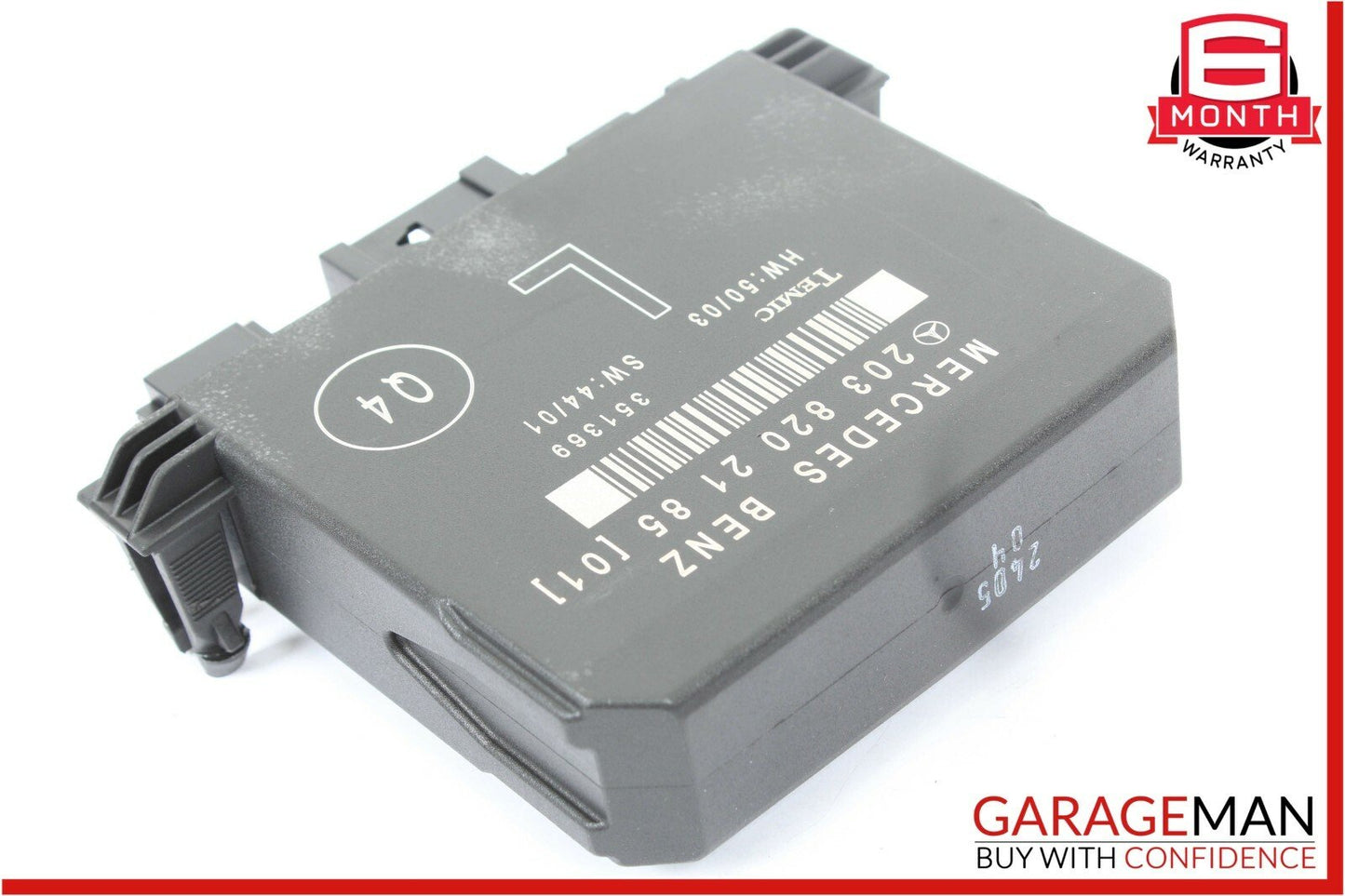 01-07 Mercedes W203 C240 C320 Door Control Module Rear Left OEM