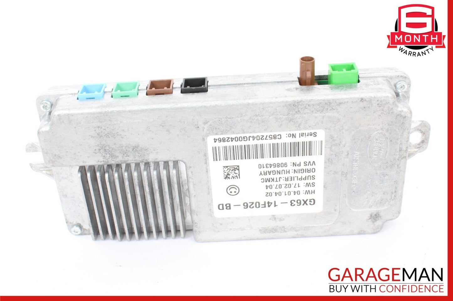 16-19 Jaguar XF Rear View Camera Control Module Unit GX6314F026BD OEM