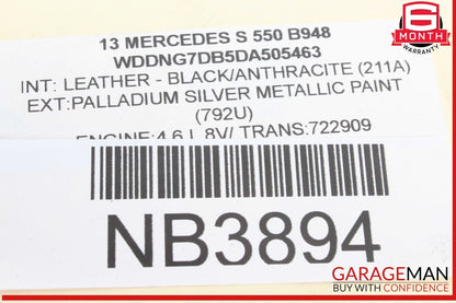 10-14 Mercedes W221 S550 S600 Rear Bumper Parktronic Wire Harness Cable OEM