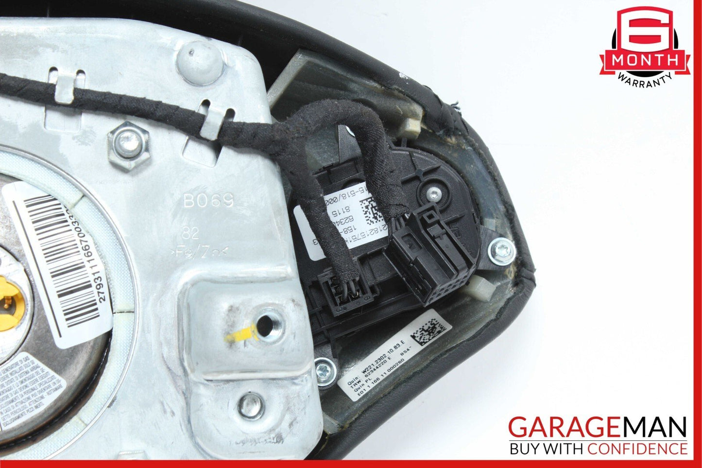 10-14 Mercedes W216 CL550 Steering Wheel Airbag Air Bag Black OEM