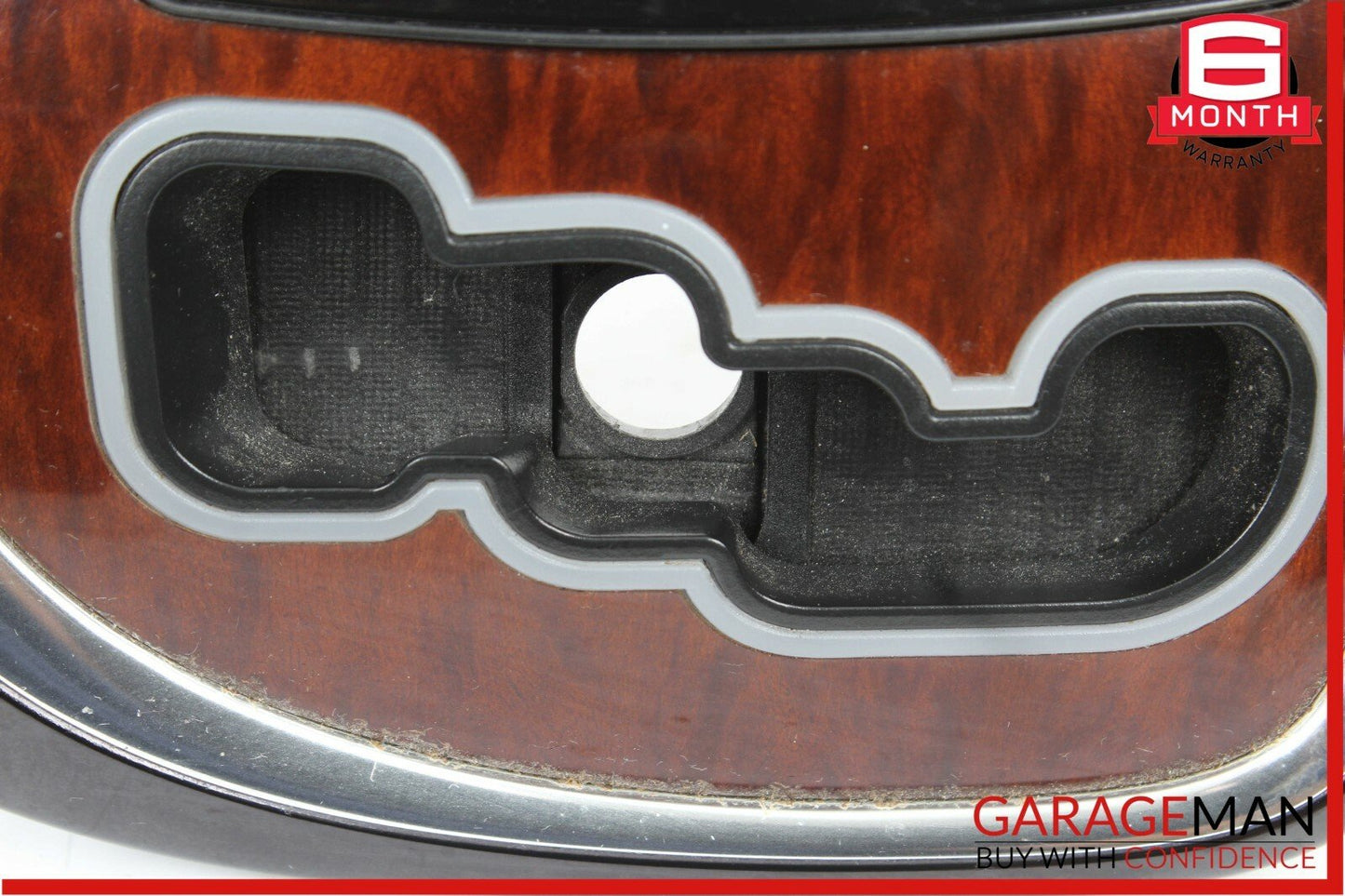 00-06 Mercedes W220 S430 Floor Gear Shifter Bezel Trim Indicator Bezel Wood