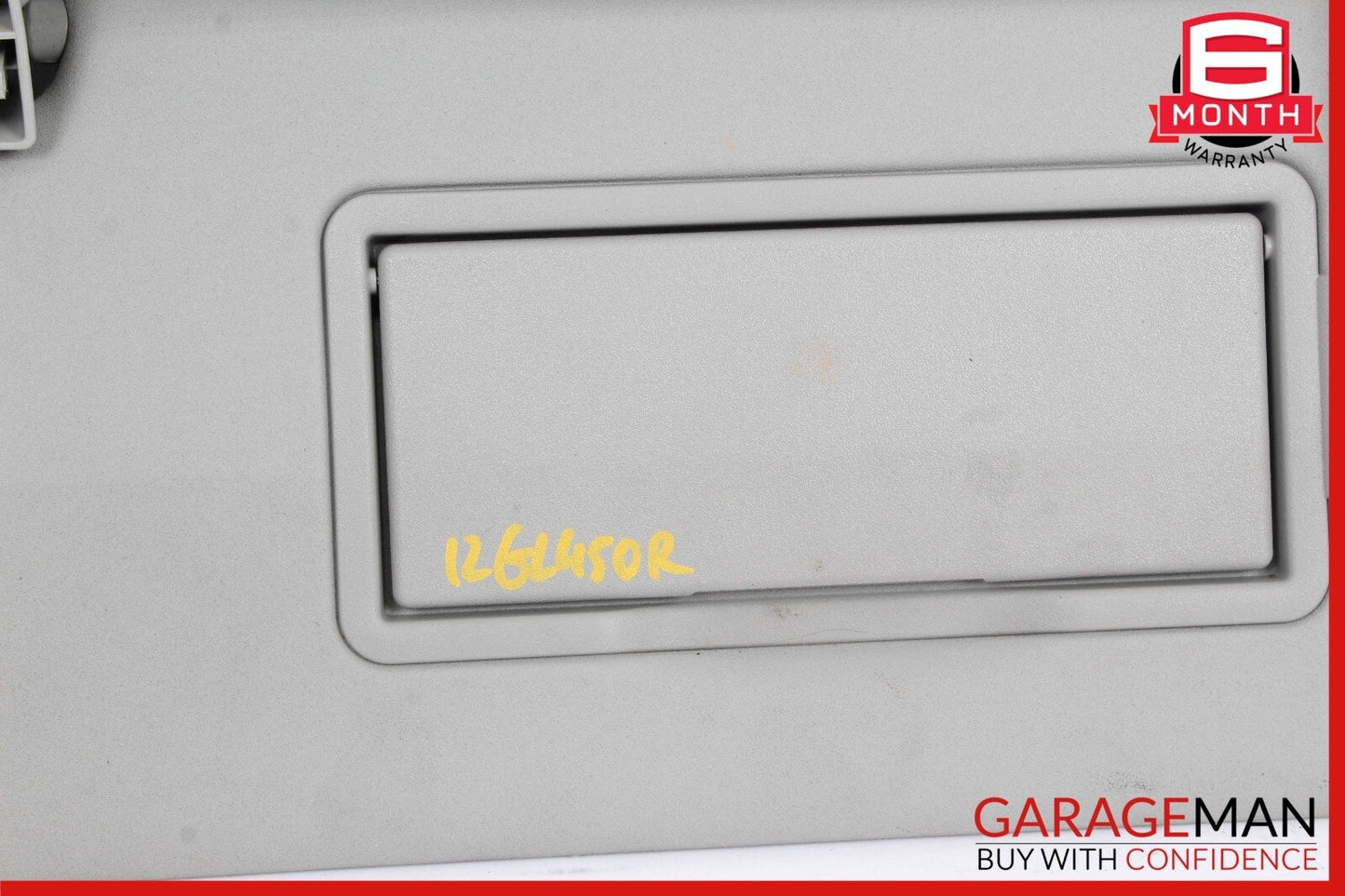 06-12 Mercedes X164 GL450 GL550 Front Right Side Sun Visor Sunvisor Shade Gray