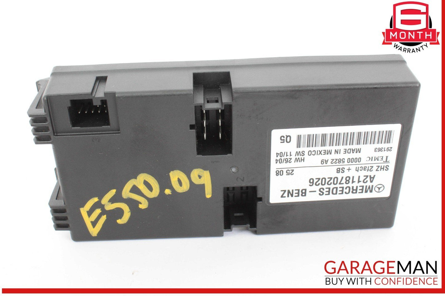 06-13 Mercedes W211 E550 Heated Seat Control Module Unit 2118702026 OEM