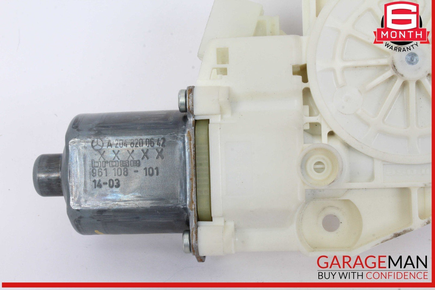 08-16 Mercedes W204 C250 CGI Rear Right Side Door Window Regulator Motor OEM