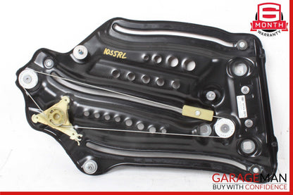 10-17 Audi S5 A5 Convertible Rear Left Quarter Window Regulator Motor Plate OEM