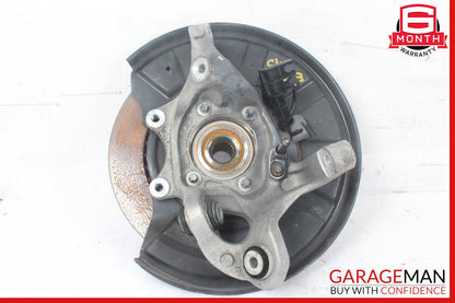 10-16 Mercedes W212 E350 Rear Right Side Spindle Knuckle Hub Brake Rotor