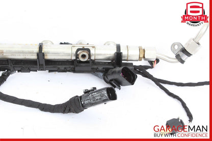 17-19 Porsche Macan 95B Fuel Injection Rail w/ Connector Wiring Harness OEM