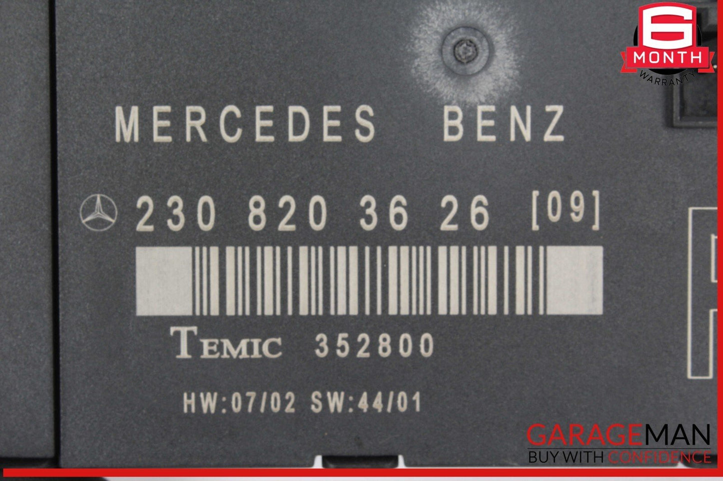 03-12 Mercedes R230 SL500 SL55 SL600 Front Right Side Door Control Module OEM