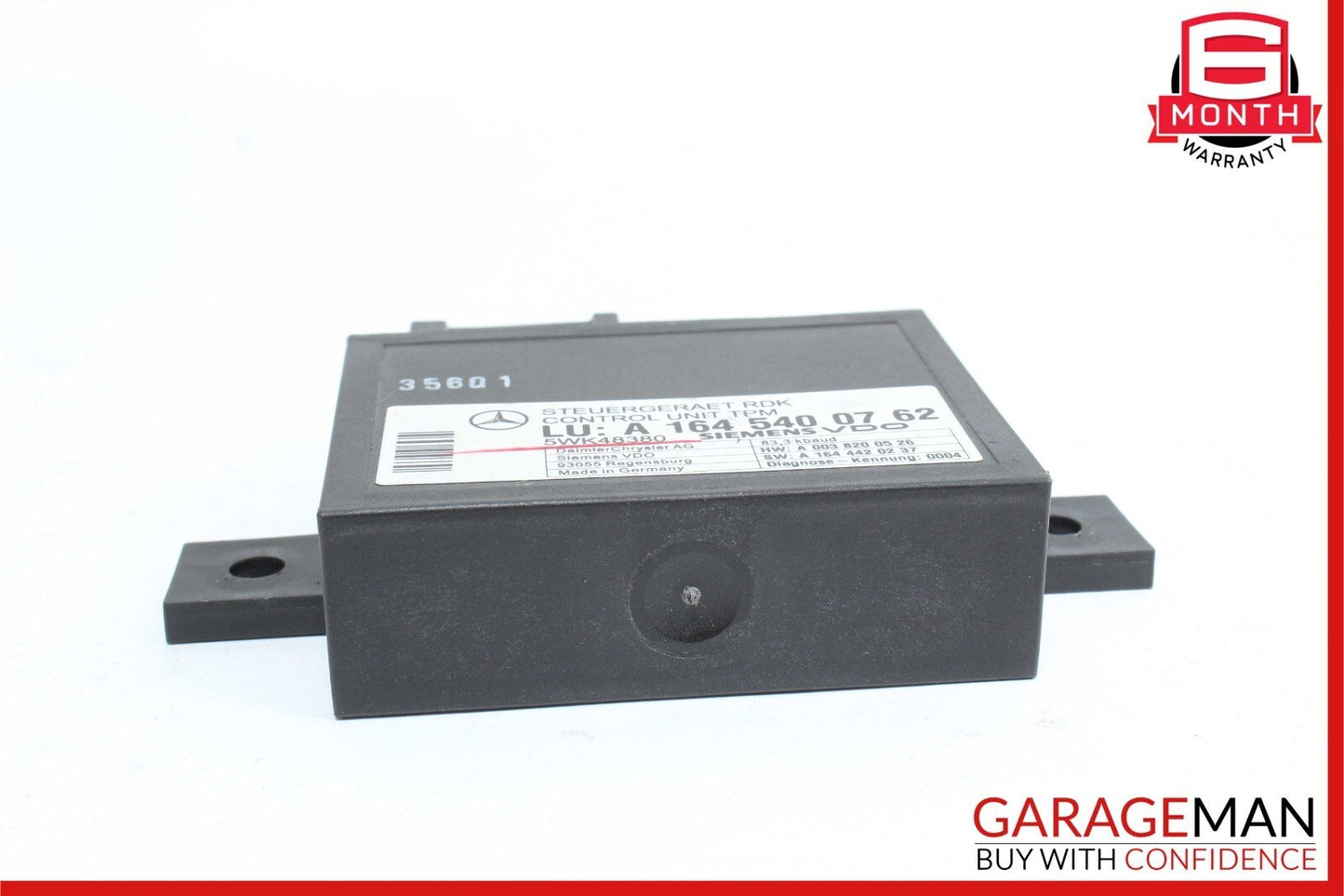 06-13 Mercedes W164 ML350 4MATIC TPMS Tire Pressure Control 1645403762 OEM