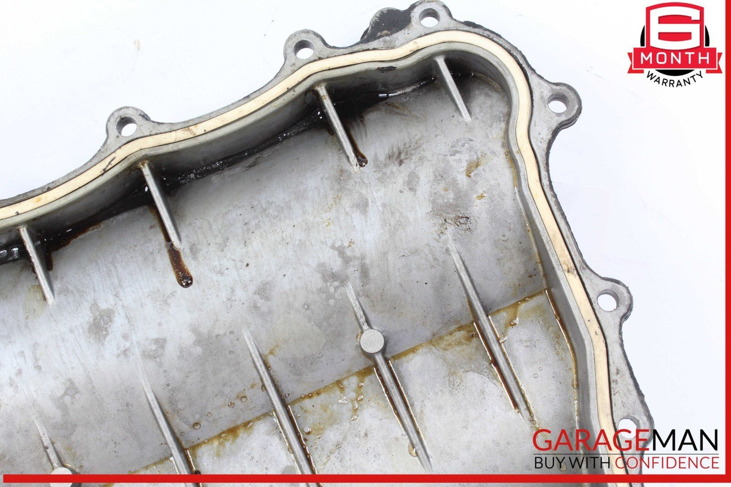 11-18 Porsche Cayenne 958 4.8L V8 Engine Lower Oil Pan 94810705510 OEM