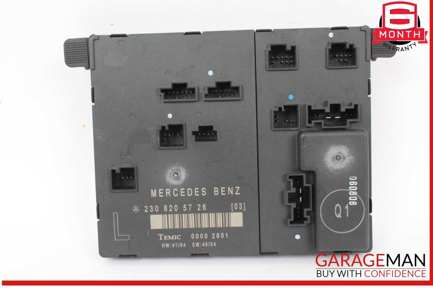 03-12 Mercedes R230 SL550 SL55 AMG Front Left Door Control Module 2308205726 OEM