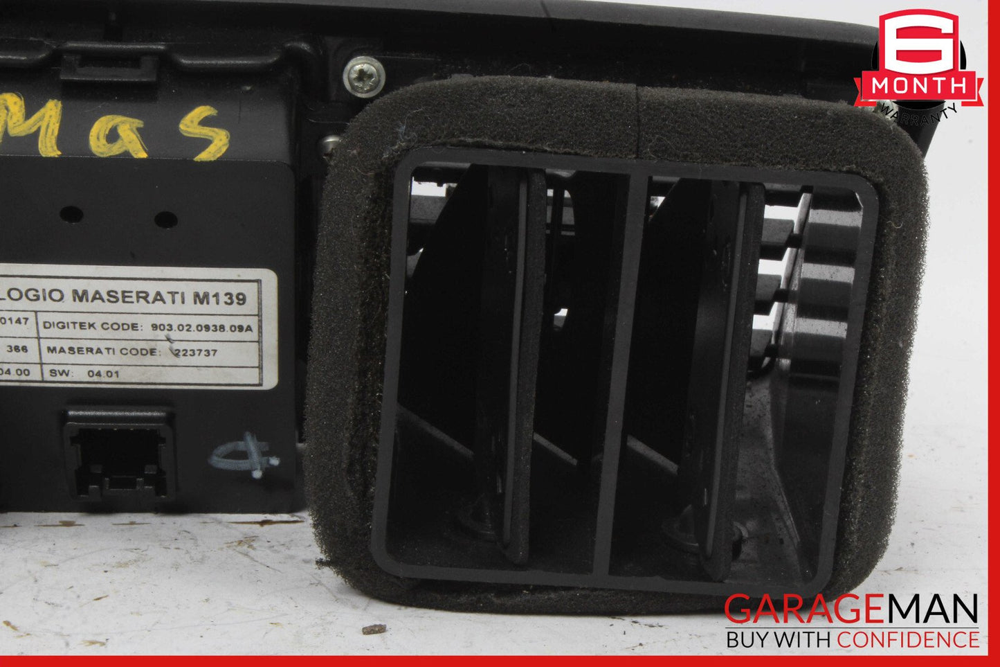 03-08 Maserati Quattroporte M139 Front Center Console AC A/C Air Vent OEM