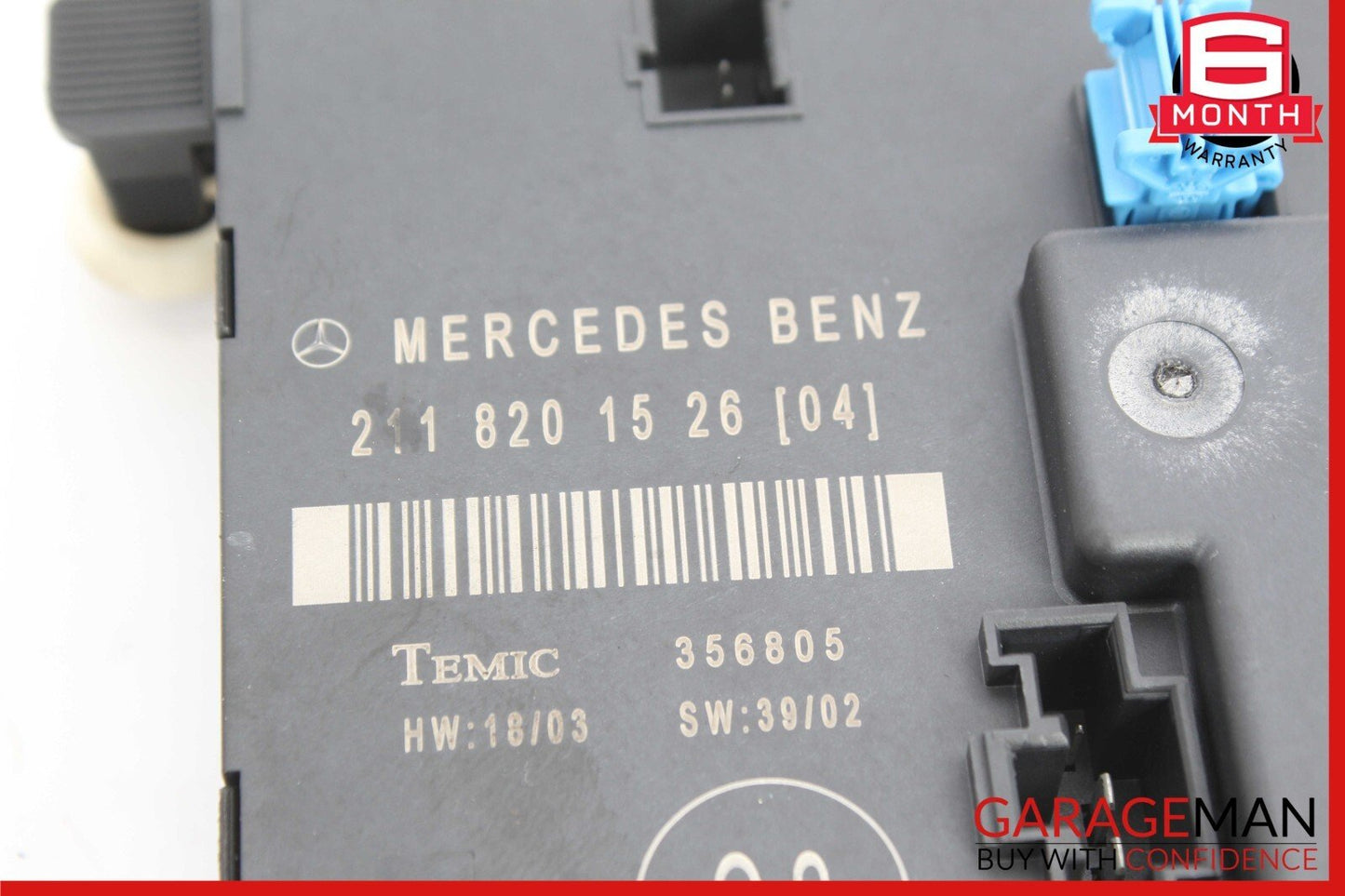 03-06 Mercedes W211 E55 E500 Rear Left Driver Side Door Control Module Unit OEM