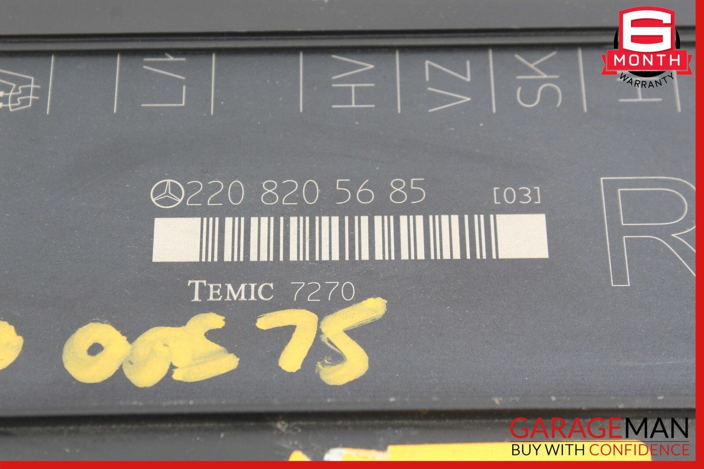 03-06 Mercedes W216 CL550 Front Right Passenger Side Seat Control Module Unit
