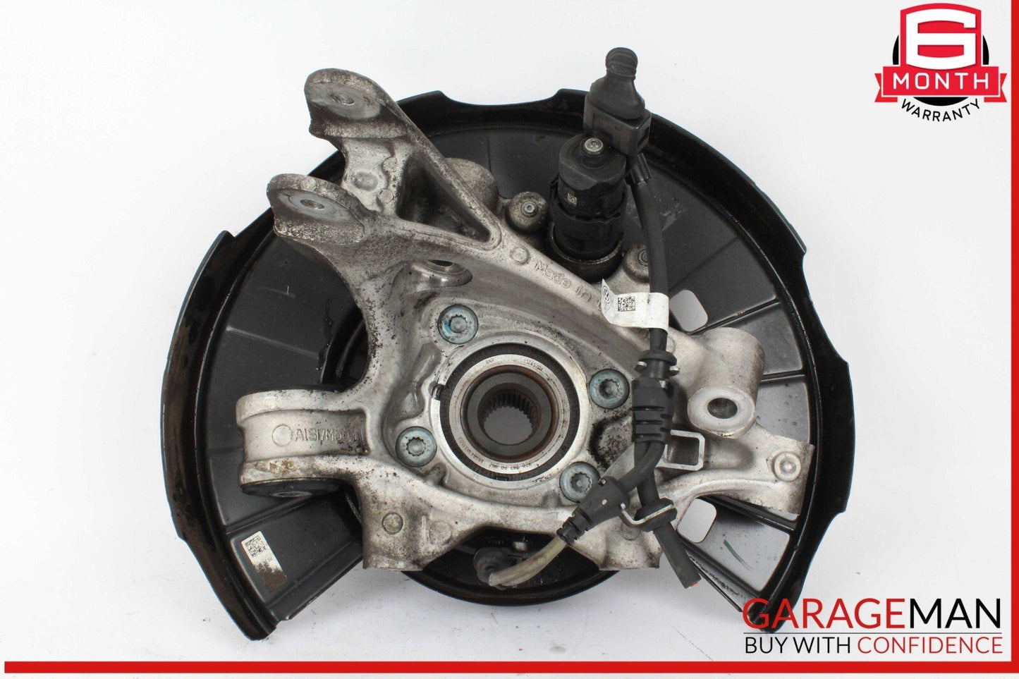 11-14 Porsche Cayenne S 958 Rear Left Side Driver Knuckle Spindle OEM