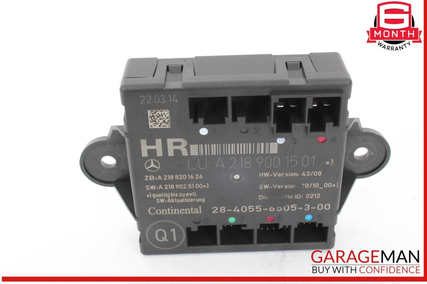08-18 Mercedes W204 C250 CGI Rear Right Side Door Control Module Unit OEM