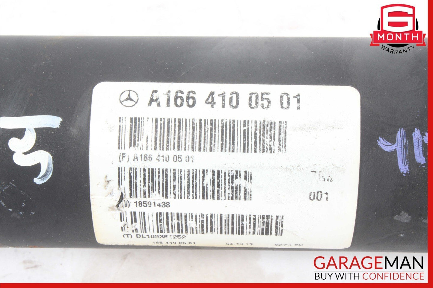 13-16 Mercedes W166 ML400 GL450 Front Driveshaft Drive Prop Propeller Shaft OEM