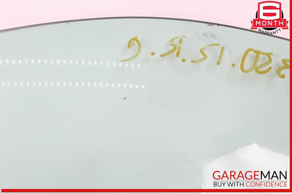 11-17 Mercedes W207 E350 Convertible Rear Right Quarter Window Glass OEM