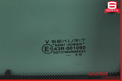 03-06 Porsche Cayenne 955 Rear Right Side Quarter Window Glass Panel Silver