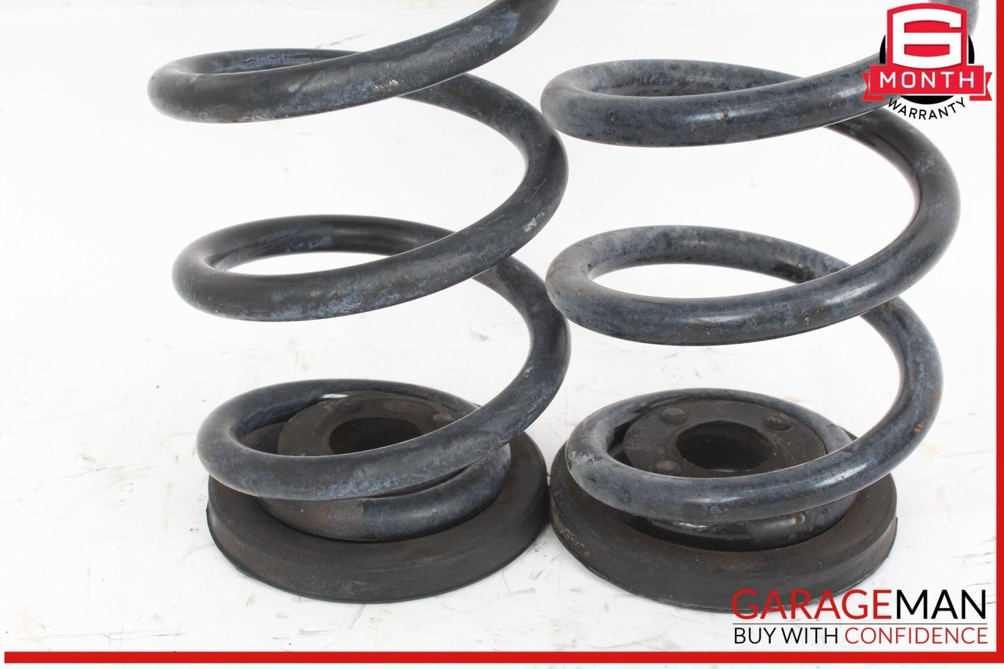 08-15 Audi TT TTS Rear Left or Rear Right Side Coil Spring Set of 2 OEM