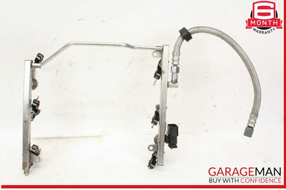 05-12 Mercedes W211 E350 SLK300 Fuel Injector Rail w/ Fuel Injectors OEM
