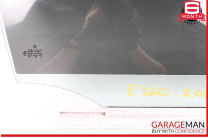 96-03 Mercedes W210 E320 Front Right Passenger Side Door Window Auto Glass OEM